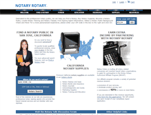 Tablet Screenshot of notaryrotary.com